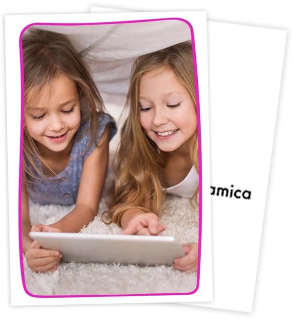 cromos personalizados con foto para regalo amiga del corazón amistad