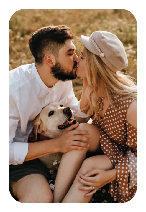 cromos personalizados con las fotos de su cachorro