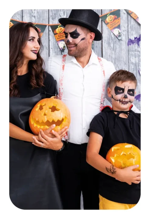 cromos personalizadas fiesta de halloween con fotos