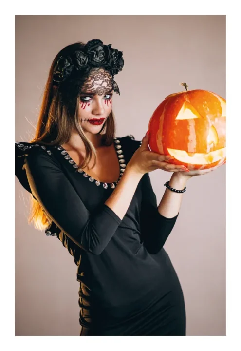 cromos personalizadas fiesta de halloween con fotos