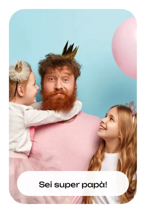 cromos del Día del Padre personalizados con foto