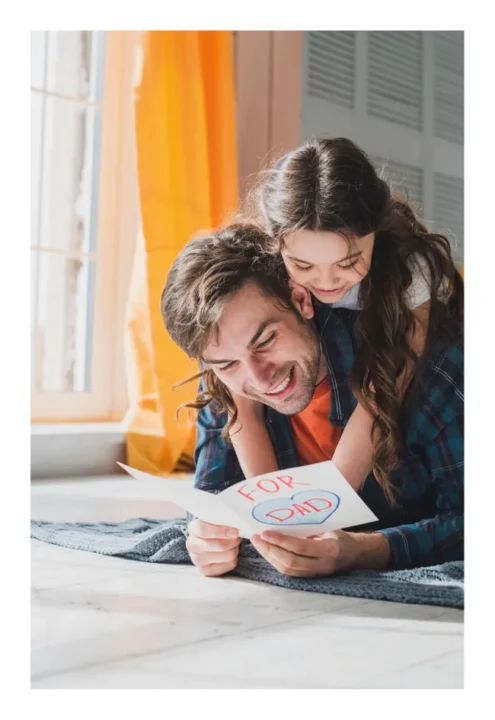 cromos del Día del Padre personalizados con foto