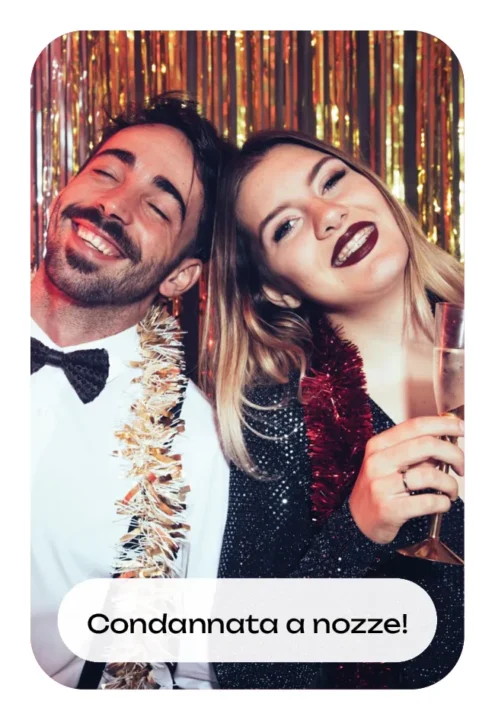 cromos con las fotos de la despedida de soltera