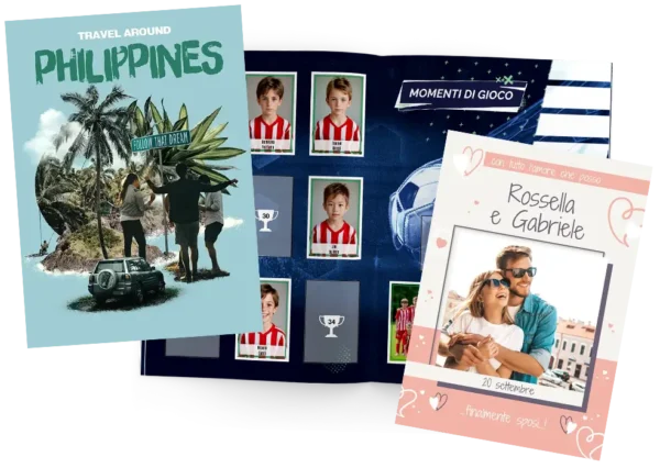 álbum de cromos personalizado con tus fotos