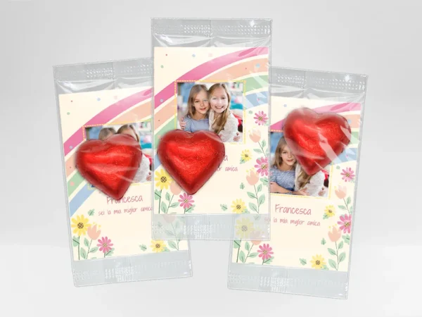 sobres de cromos con chocolate