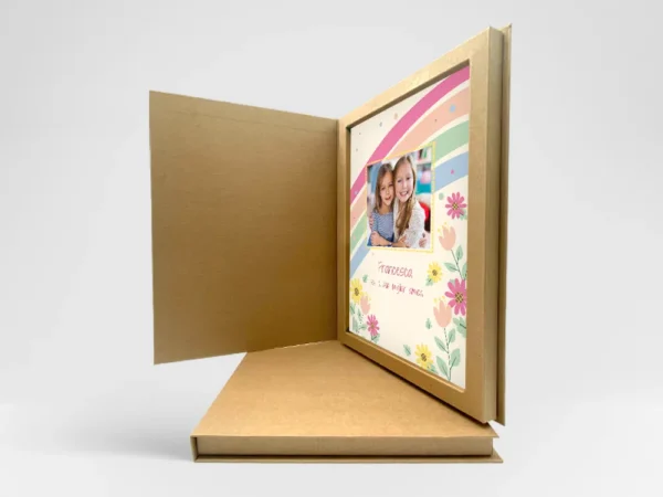 caja de regalo para el álbum de cromos