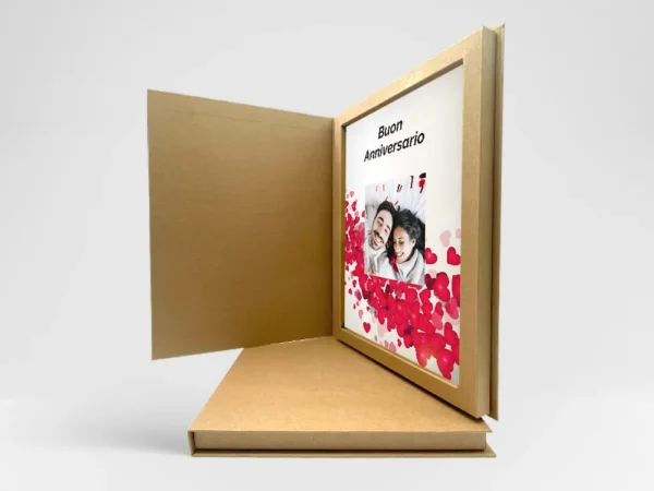 caja de regalo para el álbum de cromos