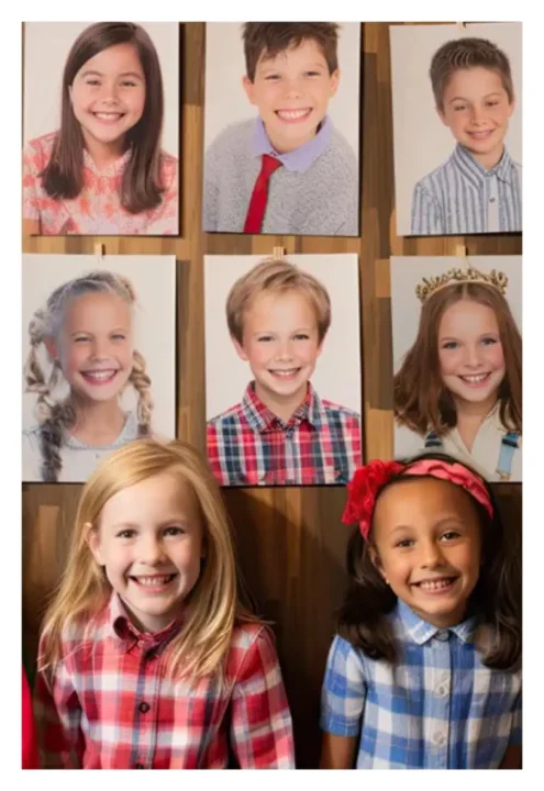 foto de anuario escolar para la escuela o clase