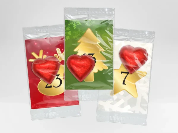 sobres de cromos con chocolate