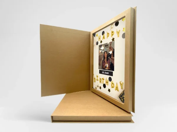 caja de regalo para el álbum de cromos