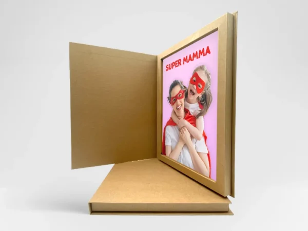 caja de regalo para el álbum de cromos