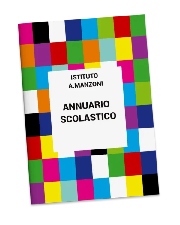 plantilla de anuario escolar con fotos de los alumnos