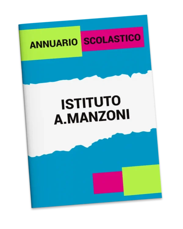 plantilla de anuario escolar con fotos de los alumnos