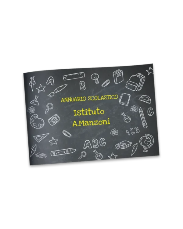 plantilla de anuario escolar con fotos de los alumnos
