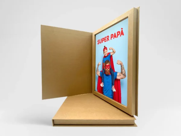 caja de regalo para el álbum de cromos