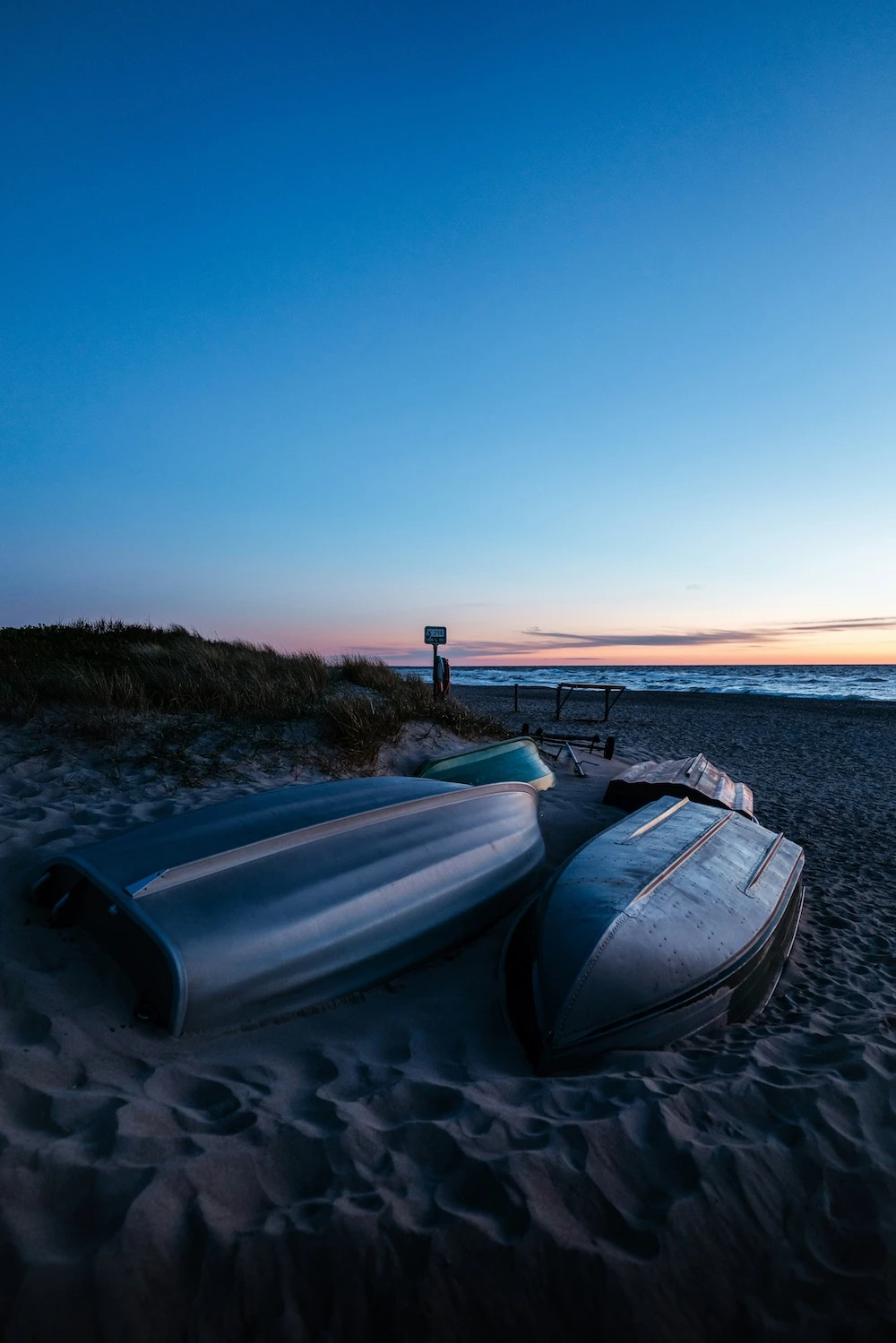 Paesaggi durante la blue hour