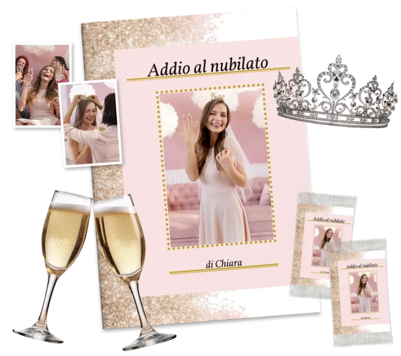 álbum de cromos para celebrar la despedida de soltera