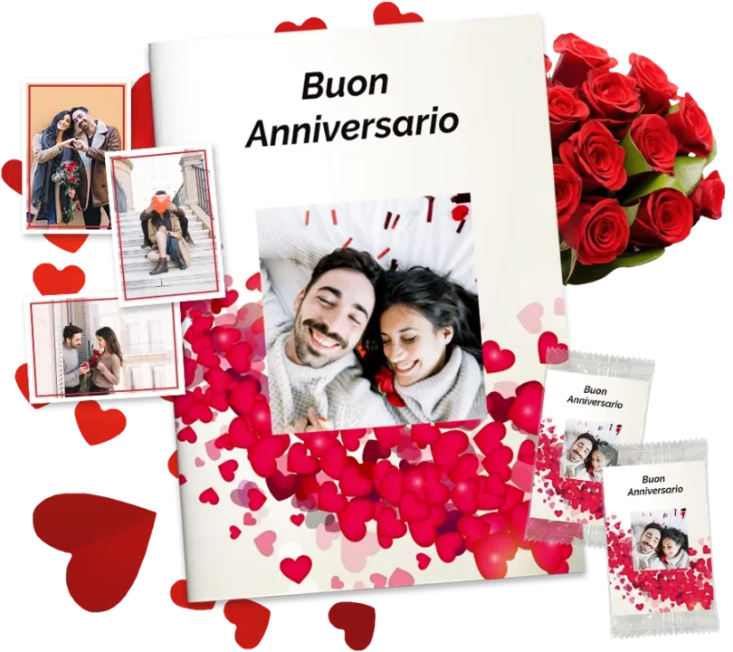 álbum de cromos regalo de pareja con foto amor