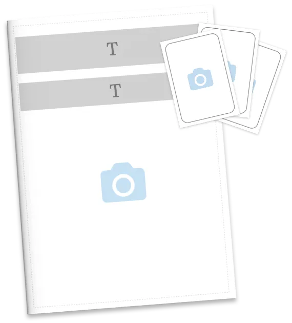 álbum de cromos totalmente personalizado con fotos para un regalo único