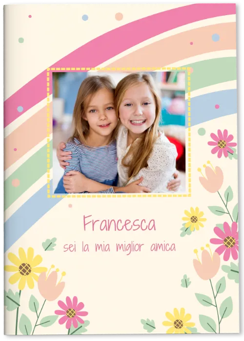 álbum de cromos personalizados con foto para regalo amiga del corazón amistad
