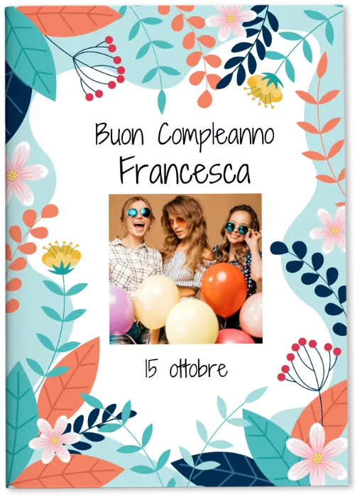 álbum de cromos cumpleaños personalizados con foto