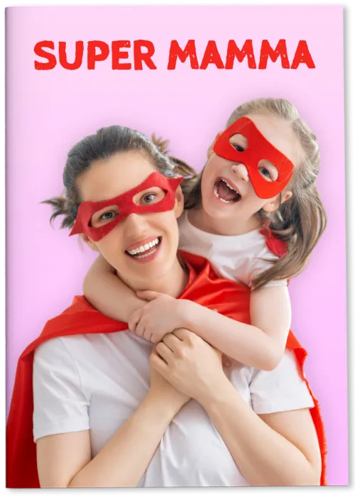 álbum de cromos para el Día de la madre personalizado para un regalo único