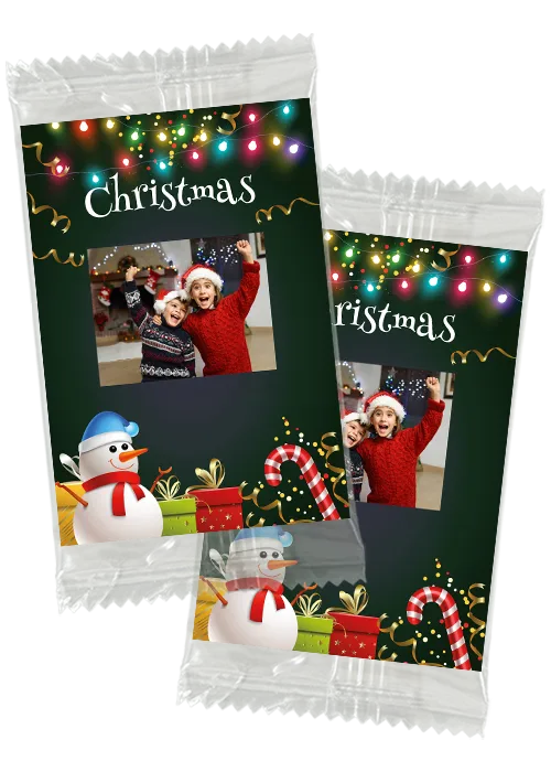 sobres de cromos personalizados con tus fotos regalo de Navidad