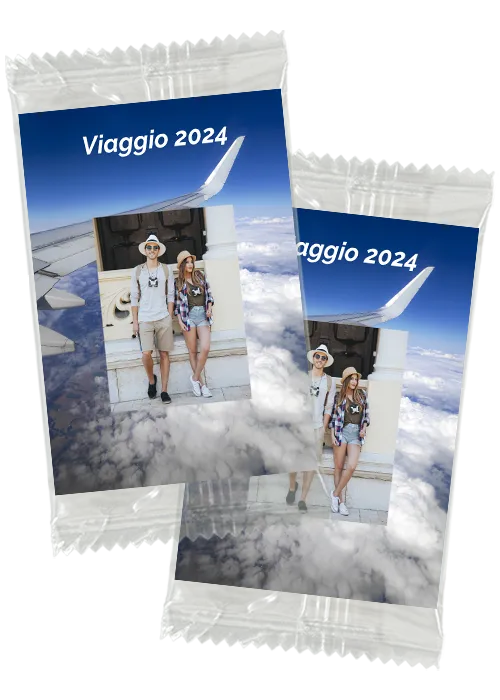 sobres de cromos de viaje personalizado con tus fotos de recuerdo