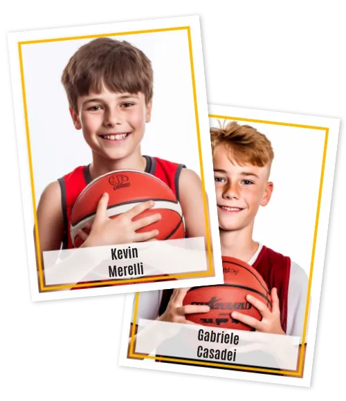 póster de cromos con tus fotos para el equipo o classe escolar